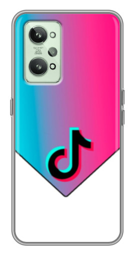 Силиконовый чехол с изображением "Tiktok Logo" для Realme GT2