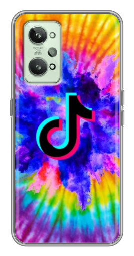 Чехол с принтом "TikTok в красках" для Realme GT2