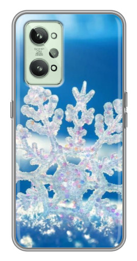 Силиконовый чехол с изображением "Яркая снежинка" для Realme GT2