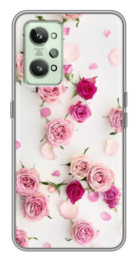 Чехол с печатью "Яркие розы" для Realme GT2