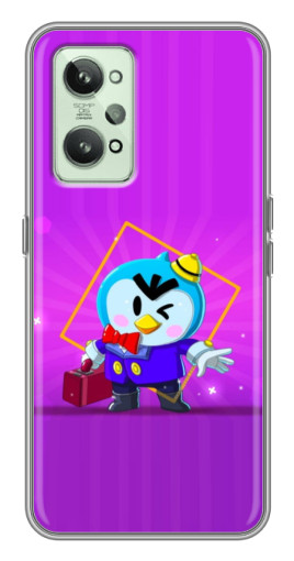 Силиконовый чехол с изображением "Яркий пингвин" для Realme GT2