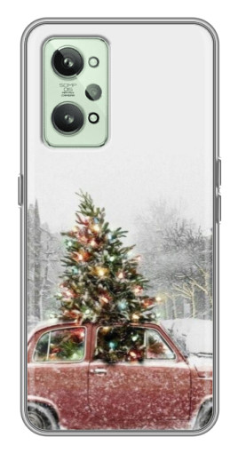 Чехол с печатью "Елка в машине" для Realme GT2