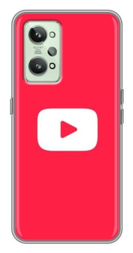 Чехол с принтом "YouTube Кнопка" для Realme GT2