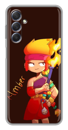 Чехол с картинкой "Amber с факелом" для Sansung Galaxy M54 (5G)