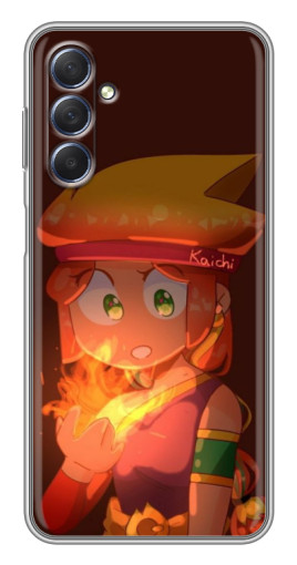 Чехол с печатью "Amber с огнем" для Sansung Galaxy M54 (5G)