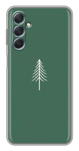Чехол с картинкой "Белая елка" для Sansung Galaxy M54 (5G)