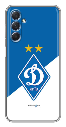 Чехол с картинкой "Бело-синий Динамо" для Sansung Galaxy M54 (5G)