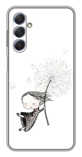 Чехол с картинкой "Девочка с одуванчиком" для Sansung Galaxy M54 (5G)