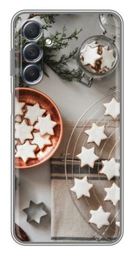 Силиконовый чехол с изображением "Имбирные звездочки" для Sansung Galaxy M54 (5G)