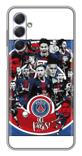 Чехол с печатью "Команда PSG" для Sansung Galaxy M54 (5G)