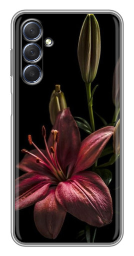 Чехол с картинкой "Красная лилия " для Sansung Galaxy M54 (5G)