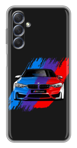 Силиконовый чехол с изображением "Красочный BMW" для Sansung Galaxy M54 (5G)