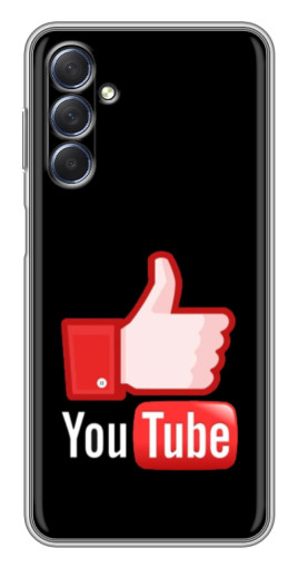 Чехол с печатью "Лайк YouTube" для Sansung Galaxy M54 (5G)