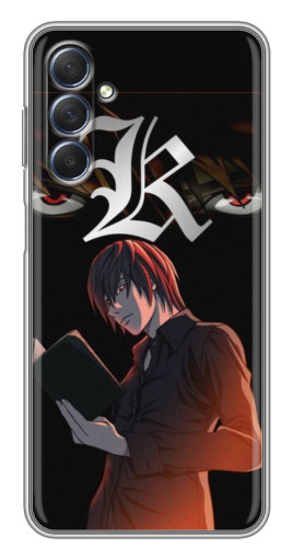Чехол с картинкой "Лайт Ягами Death Note" для Sansung Galaxy M54 (5G)