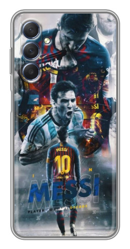 Чехол с картинкой "Легендарный Месси" для Sansung Galaxy M54 (5G)