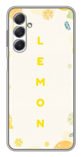 Силиконовый чехол с изображением "Lemon" для Sansung Galaxy M54 (5G)