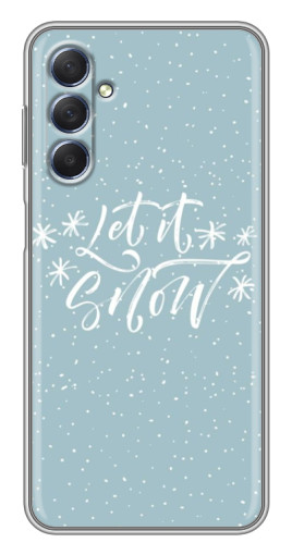 Чехол с принтом "Let it Snow" для Sansung Galaxy M54 (5G)