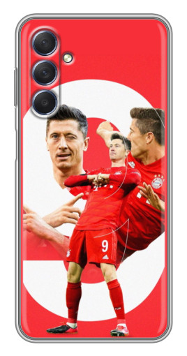 Силиконовый чехол с изображением "Левандовски" для Sansung Galaxy M54 (5G)