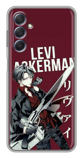 Силиконовый чехол с изображением "levi Ackerman" для Sansung Galaxy M54 (5G)