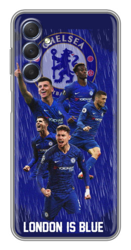 Силиконовый чехол с изображением "London is Blue" для Sansung Galaxy M54 (5G)
