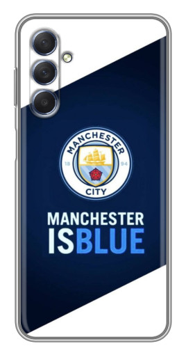 Чехол с принтом "Manchester is Blue" для Sansung Galaxy M54 (5G)