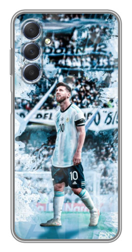 Чехол с принтом "Месси в Аргентине" для Sansung Galaxy M54 (5G)
