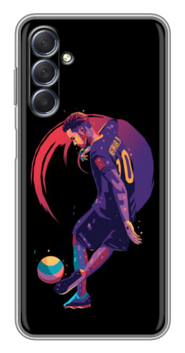 Силиконовый чехол с изображением "Неймар Финты" для Sansung Galaxy M54 (5G)
