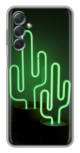 Чехол с печатью "Неоновый кактус" для Sansung Galaxy M54 (5G)