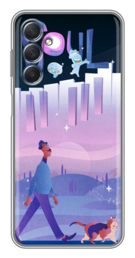 Чехол с картинкой "Постер к мультику" для Sansung Galaxy M54 (5G)
