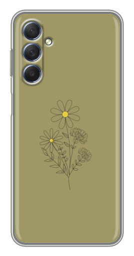 Чехол с картинкой "Рисунок ромашка" для Sansung Galaxy M54 (5G)