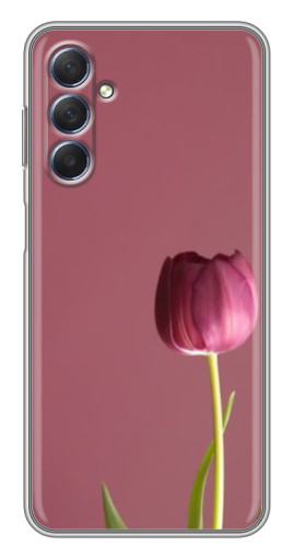 Силиконовый чехол с изображением "Розовый тюльпан" для Sansung Galaxy M54 (5G)