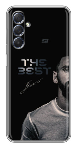 Силиконовый чехол с изображением "The Best Messi" для Sansung Galaxy M54 (5G)