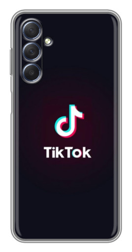Чехол с печатью "TikTok темный" для Sansung Galaxy M54 (5G)