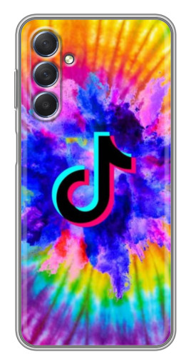 Чехол с принтом "TikTok в красках" для Sansung Galaxy M54 (5G)