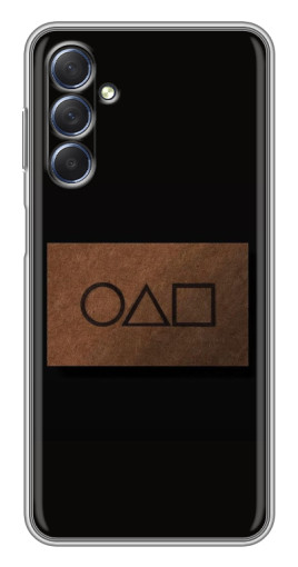 Чехол с картинкой "Визитка игра в кальмара" для Sansung Galaxy M54 (5G)