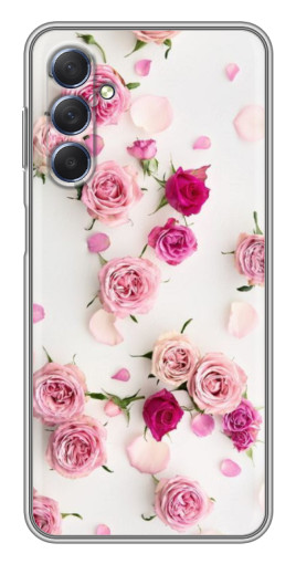 Силиконовый чехол с изображением "Яркие розы" для Sansung Galaxy M54 (5G)