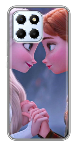 Силиконовый чехол с изображением "Анна и Ельза" для Huawei Honor X6