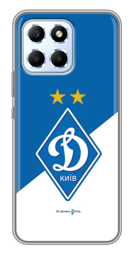 Чехол с картинкой "Бело-синий Динамо" для Huawei Honor X6