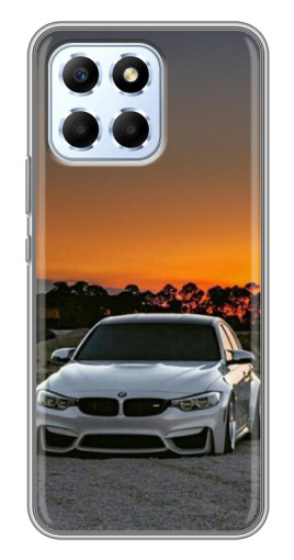 Чехол с картинкой "BMW белая" для Huawei Honor X6