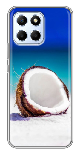 Чехол с картинкой "Кокос на пляже" для Huawei Honor X6