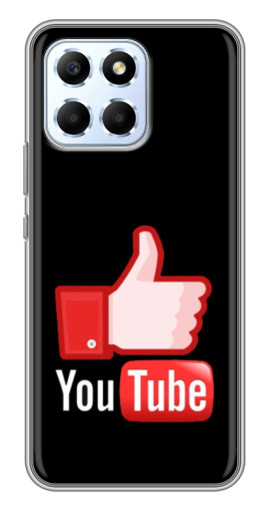 Чехол с печатью "Лайк YouTube" для Huawei Honor X6