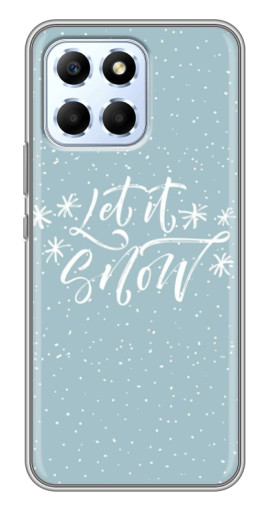 Чехол с принтом "Let it Snow" для Huawei Honor X6