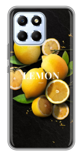 Силиконовый чехол с изображением "Лимон на черном" для Huawei Honor X6