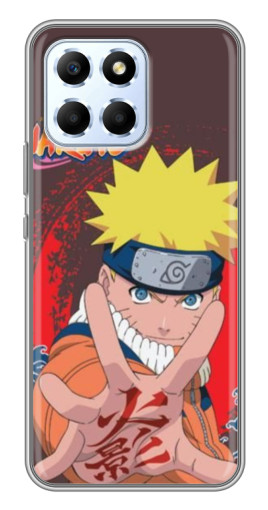 Силиконовый чехол с изображением "Naruto атакует" для Huawei Honor X6