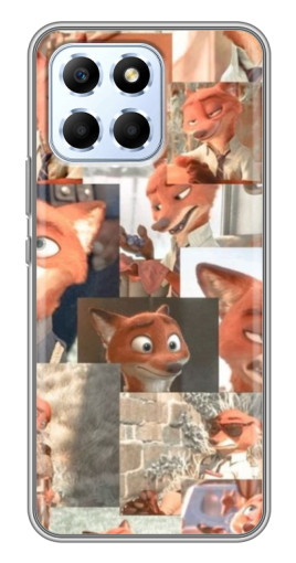 Чехол с картинкой "Ник Крутихвост" для Huawei Honor X6