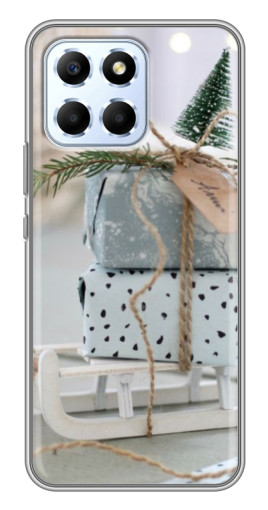 Чехол с печатью "Подарки на санках" для Huawei Honor X6