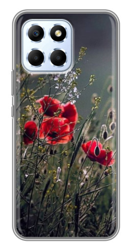 Чехол с принтом "Поле цветов" для Huawei Honor X6