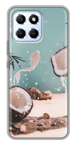 Чехол с картинкой "Половинки кокоса" для Huawei Honor X6
