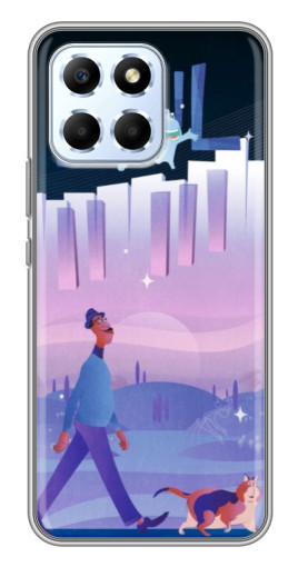 Чехол с печатью "Постер к мультику" для Huawei Honor X6