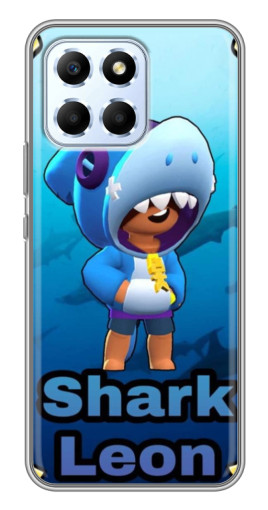 Силиконовый чехол с изображением "Shark Leon" для Huawei Honor X6